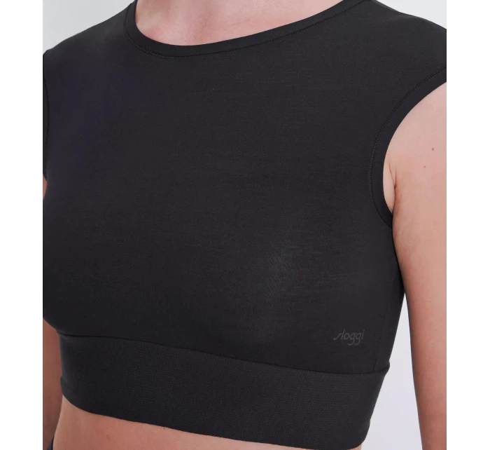 sloggi GO Allround Crop Top - BLACK - SLOGGI BLACK - SLOGGI