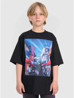 Chlapecké tričko oversize s potiskem model 21816839 - 4F