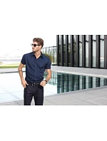 JN Popelínová business košile s krátkým rukávem 02.0 black model 22487631 - Daiber JN Popelínová business košile s krátkým rukávem 02.0 black model 22487631 - Daiber