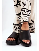 Dámské Pěnové Pantofle Na Platformě Big Star model 21686458 Černé - Big Star Shoes Dámské Pěnové Pantofle Na Platformě Big Star model 21686458 Černé - Big Star Shoes