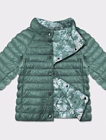 Dámská bunda plus size s 3/4 rukávy Minority tmavě mátová/větrná (M23-7010-253)