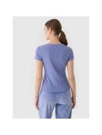 Dámské hladké tričko slim 4F 4FRAW24TTSHF2300-32S
