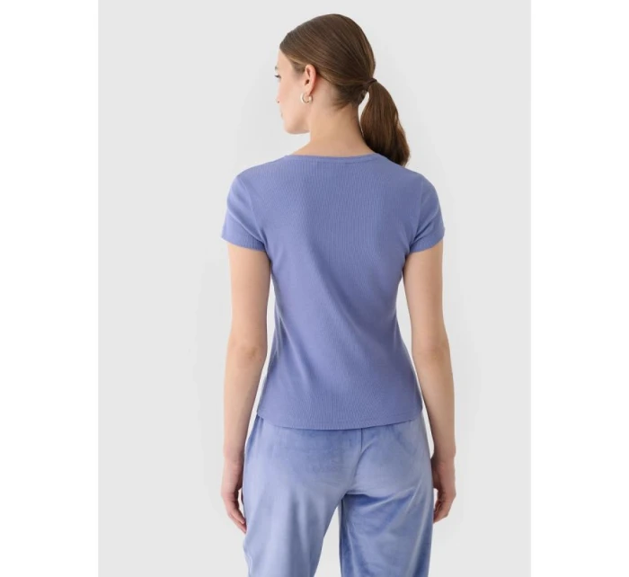 Dámské hladké tričko slim model 21893036 - 4F