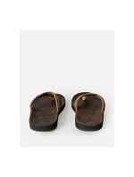 Plážové žabky RIP CURL Bell.S Leather Open Toe, hnědé