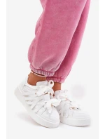 Eko Kožené Tenisky Na Platformě Bílé Penolle Eko Kožené Tenisky Na Platformě Bílé Penolle