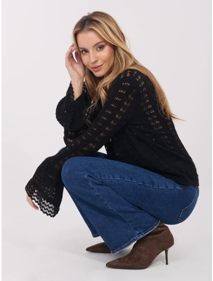 Sweter PM SW model 21821346 czarny - FPrice Sweter PM SW model 21821346 czarny - FPrice