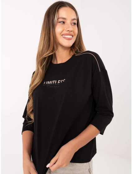 Bluzka RV BZ model 21406712 czarny - FPrice Bluzka RV BZ model 21406712 czarny - FPrice