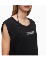 Plážové šaty KW0KW01008-BEH černá - Calvin Klein