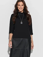 Denní šaty NU 318 černé - Numinou