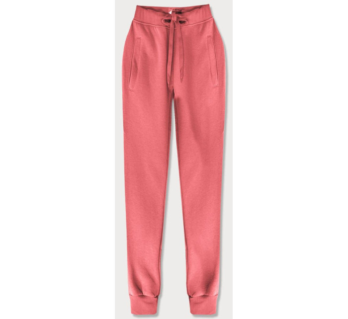 Růžové teplákové kalhoty (CK01-37)