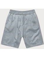 Světle šedé pánské sportovní kraťasy model 18612073 - J.STYLE Světle šedé pánské sportovní kraťasy model 18612073 - J.STYLE