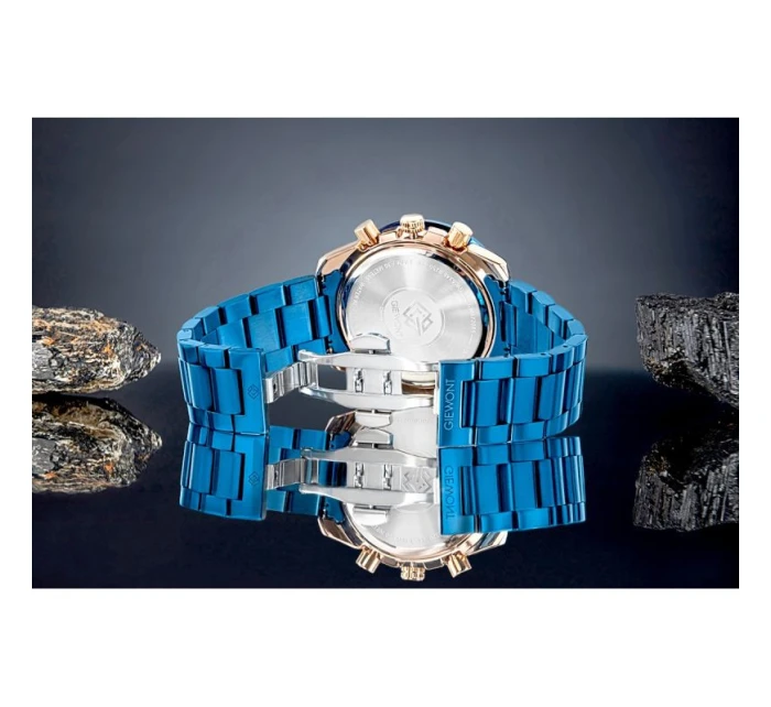Pánské hodinky Giewont Chronograph Sapphire Blue Copper GW8720-B5
