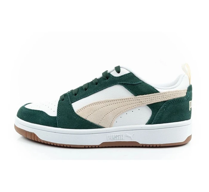 Sportovní obuv Puma pánské tenisky Rebound v6 fashionable comfortable white green Sportovní obuv Puma pánské tenisky Rebound v6 fashionable comfortable white green