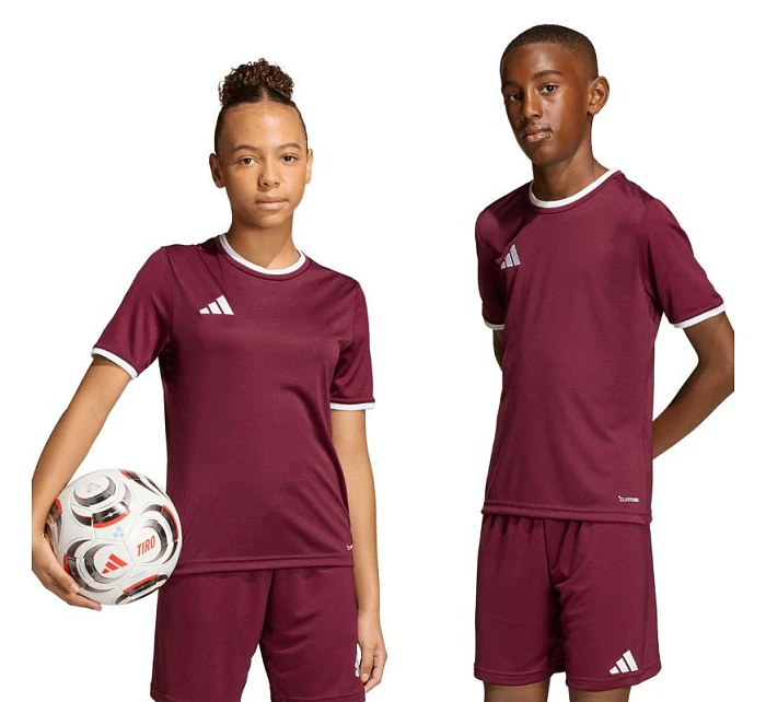 Dětský dres adidas Entrada 26 Jersey bordó JZ2530 Dětský dres adidas Entrada 26 Jersey bordó JZ2530