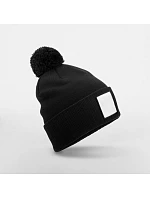 Beechfield B 338R Pletená čepice Patch "Pompon" 53.338R black/white Beechfield B 338R Pletená čepice Patch "Pompon" 53.338R black/white