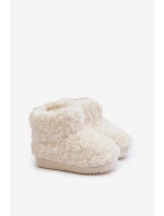 Dětské Sněhule S Kožíškem  Světle Béžové model 21678970 - Boto