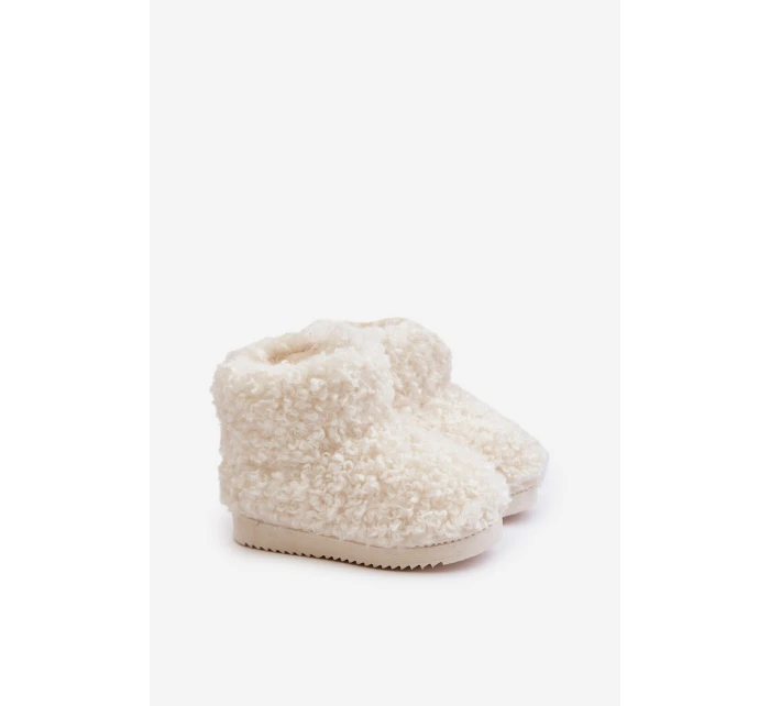 Dětské Sněhule S Kožíškem  Světle Béžové model 21678970 - Boto