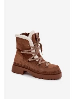 Dámské sněhule s kožíškem Camel model 21715007 - Boto