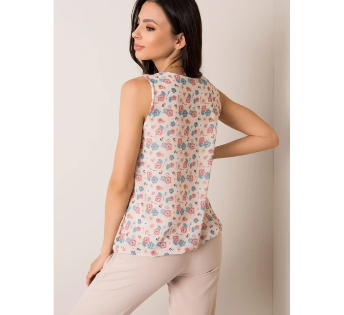 Dámský top D50039F11004A světle béžový