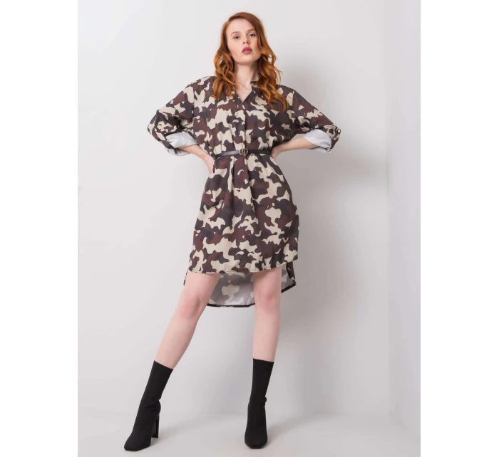 Sukienka DHJ SK model 21764468 beżowy - FPrice