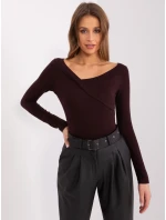 Bluzka EM BZ model 21898762 ciemny brązowy - FPrice