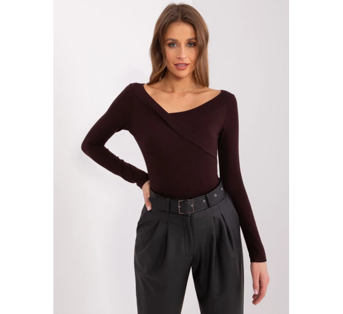 Bluzka EM BZ model 21898762 ciemny brązowy - FPrice