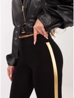 Legíny RV LG R4766.06 černá a zlatá