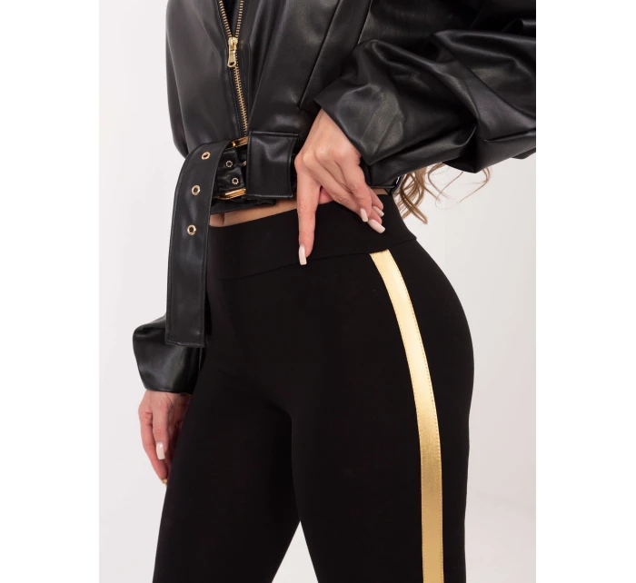 Legíny RV LG R4766.06 černá a zlatá