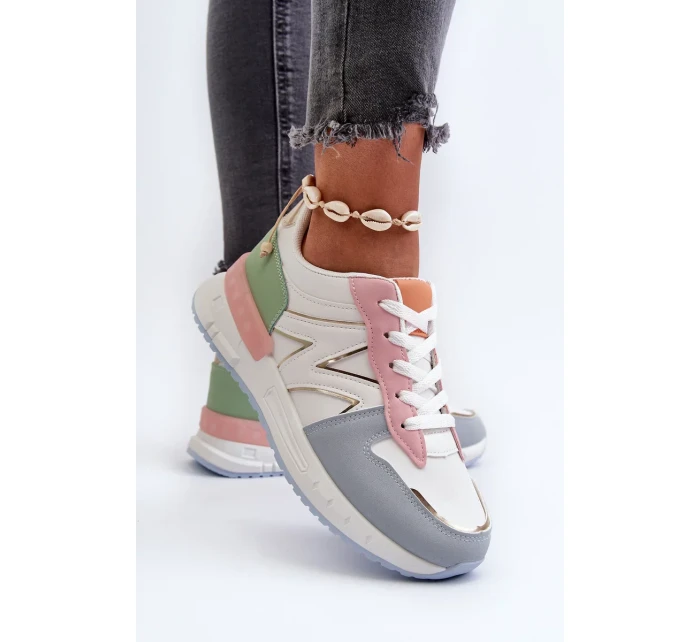 Dámské tenisky vyrobené z eko kůže Multicolor Kaimans Dámské tenisky vyrobené z eko kůže Multicolor Kaimans