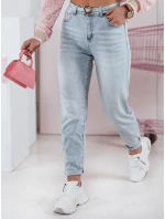 Dámské džínové kalhoty mom fit s páskem LOVENOVA FashionStreet UY2360