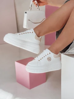 Dámské tenisky na platformě KITNOT beige FashionStreet ZY0921