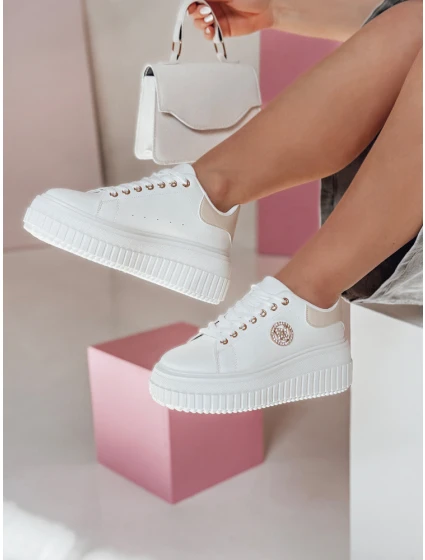 Dámské tenisky na platformě KITNOT beige FashionStreet ZY0921 Dámské tenisky na platformě KITNOT beige FashionStreet ZY0921