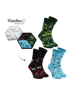 Duhové Rainbow Socks Ponožky Pro a 3 model 21606882 - ZOOKSY/RAINBOW SOCKS