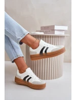 Dámské tenisky na platformě bílo-šedé Nesonice Dámské tenisky na platformě bílo-šedé Nesonice