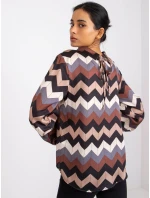 Halenka DHJ BZ 12311.49P černá a béžová Halenka DHJ BZ 12311.49P černá a béžová