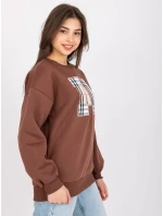 Mikina EM BL model 17195107 tmavě hnědá - FPrice Mikina EM BL model 17195107 tmavě hnědá - FPrice