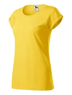 Fusion tričko dámské žlutý melír