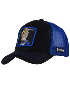 Unisex Kšiltovka Vegeta CL-DBZ-1-VE3 Černá s modrou vzor - Dragon Ball