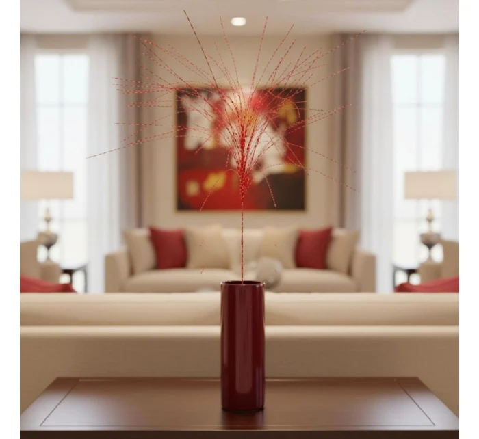 DEKORATIVNÍ VĚTEV 117CM ČERVENÁ