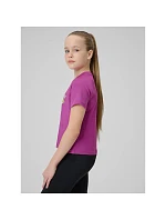 Dívčí rychleschnoucí sportovní tričko model 22208121 - 4F Dívčí rychleschnoucí sportovní tričko model 22208121 - 4F