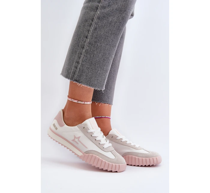 Nízké dámské tenisky Big Star NN274868 růžové Nízké dámské tenisky Big Star NN274868 růžové