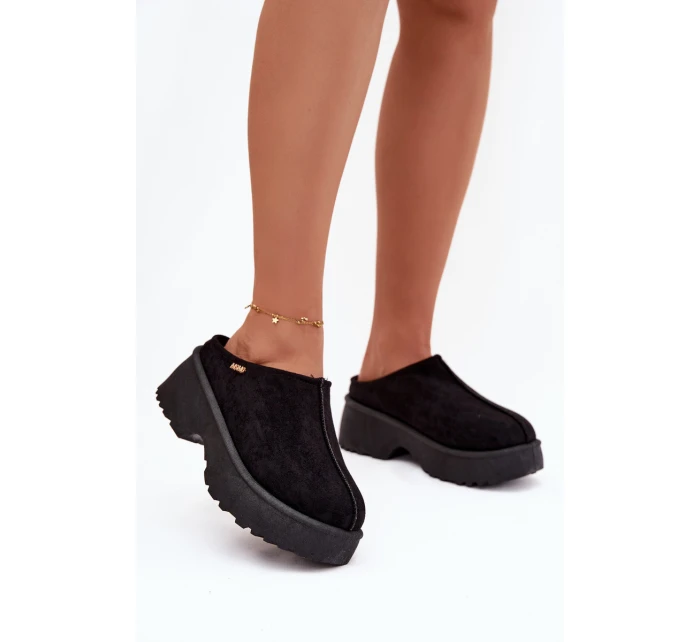 Dámské nízké sněhule na platformě černé model 21772420 - Boto