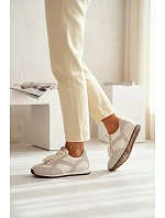 Semišové Dámské Tenisky model 22073044 Šedé - VINCEZA