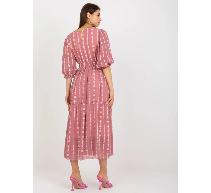 Sukienka LK SK 508963 1.38 ciemny różowy