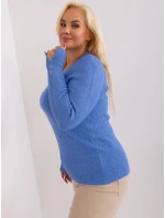 Sweter PM SW PM model 18909328 niebieski - FPrice Sweter PM SW PM model 18909328 niebieski - FPrice