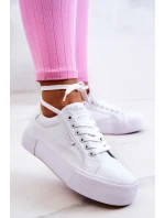 Tenisky na platformě Lee Cooper LCW-22-31-0884L Bílý Tenisky na platformě Lee Cooper LCW-22-31-0884L Bílý