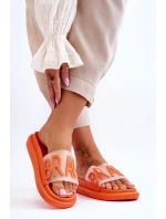 Dámské pantofle na platformě Orange Brave Dámské pantofle na platformě Orange Brave