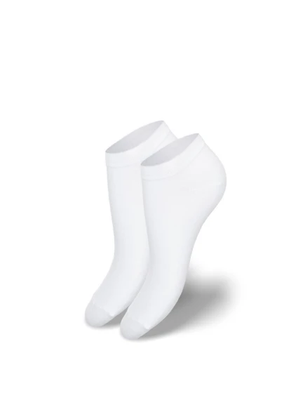 Dámské bambusové kotníkové ponožky – bílé Dámské bambusové kotníkové ponožky – bílé