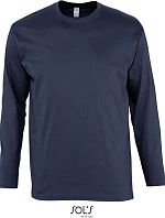 SOL'S Monarch Tričko s dlouhým rukávem 25.1420 navy