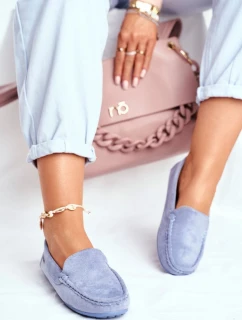 Dámské Semišové Mokasíny Modré model 21527870 - EVENTO